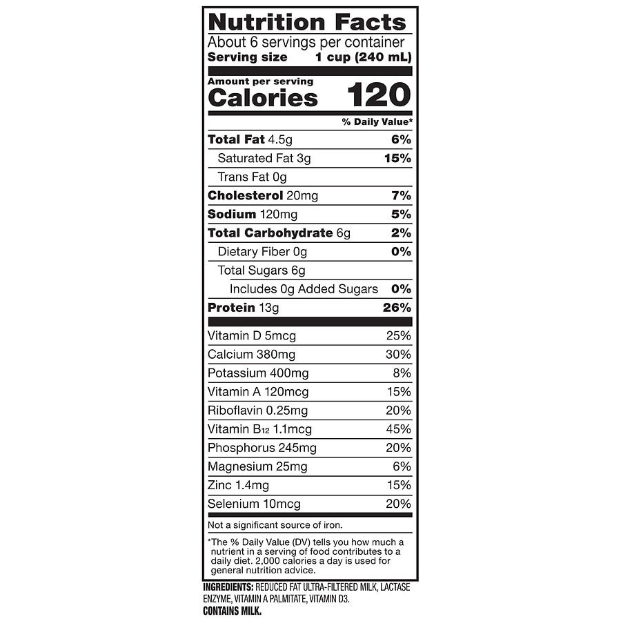 slide 4 of 5, fairlife 2% Reduced Fat Ultra-Filtered Milk, Lactose Free, 52 fl oz, 52 oz