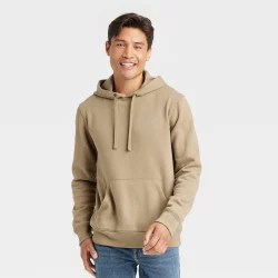 Men's Fleece Hoodie - Goodfellow & Co Green S