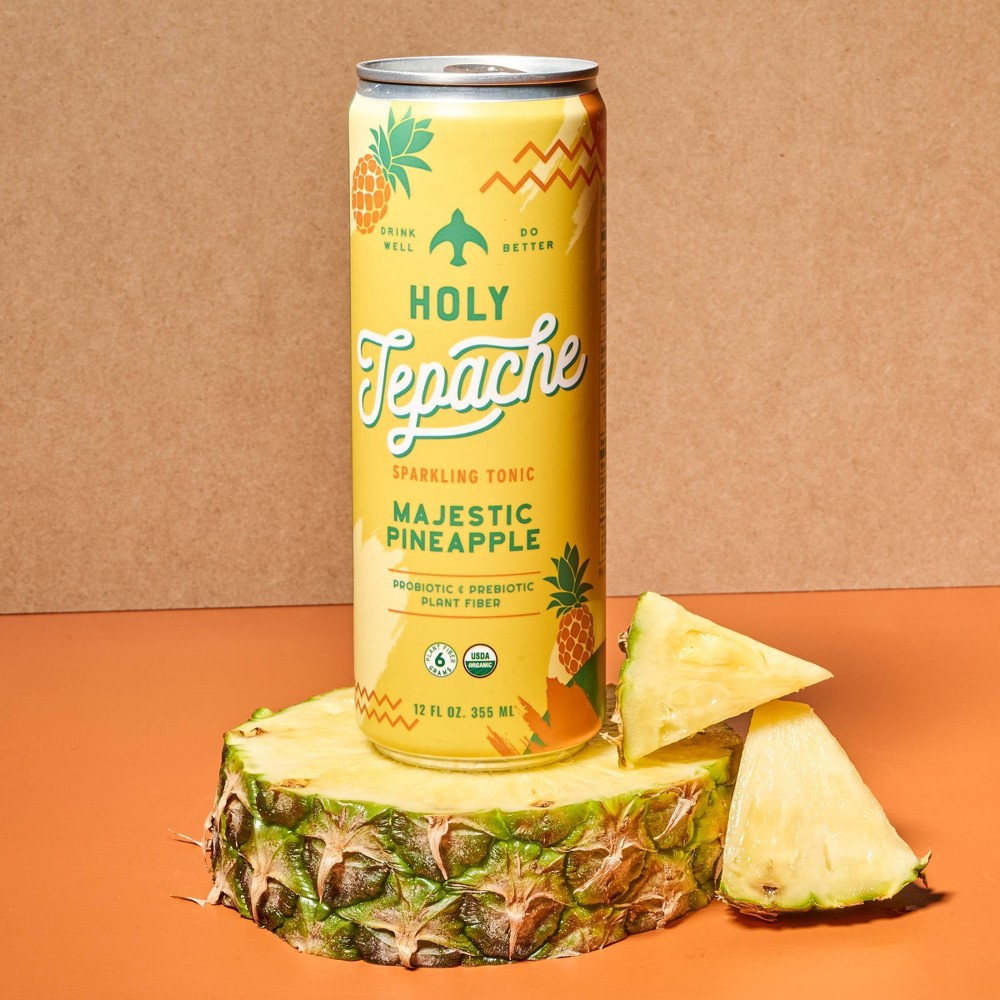 Holy Tepache Majestic Pineapple Sparkling Tonic - 12 fl oz 12 fl oz | Shipt