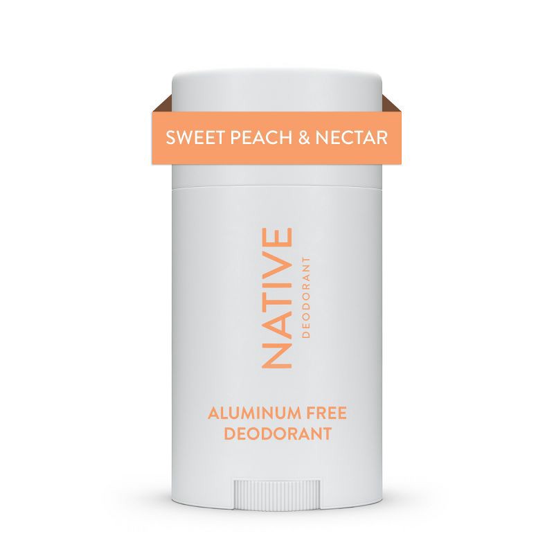 slide 1 of 8, Native Deodorant - Sweet Peach & Nectar - Aluminum Free - 2.65 oz, 2.65 oz