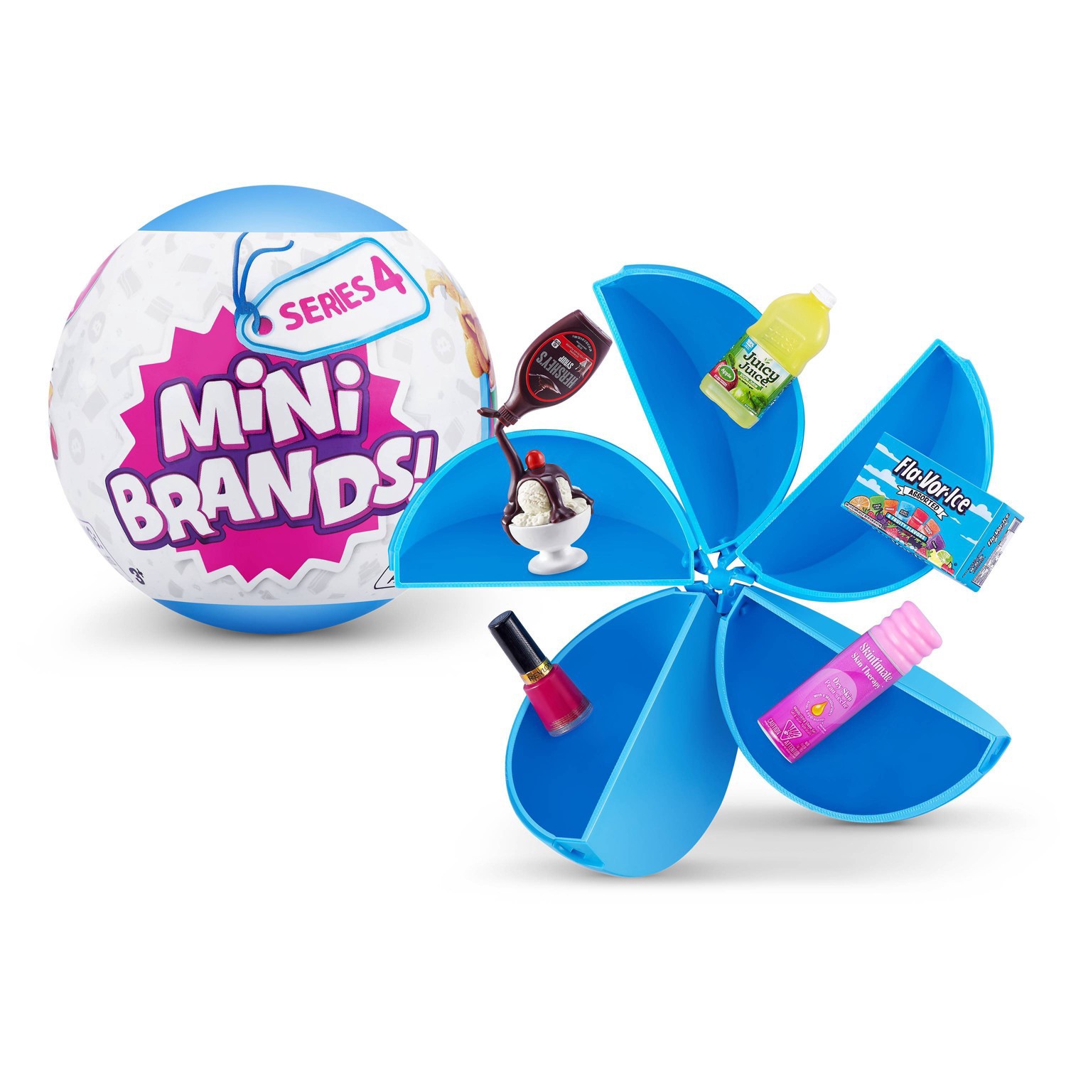 slide 2 of 12, 5 Surprise Mini Brands Series 4 4pk Mini Figures, 4 ct
