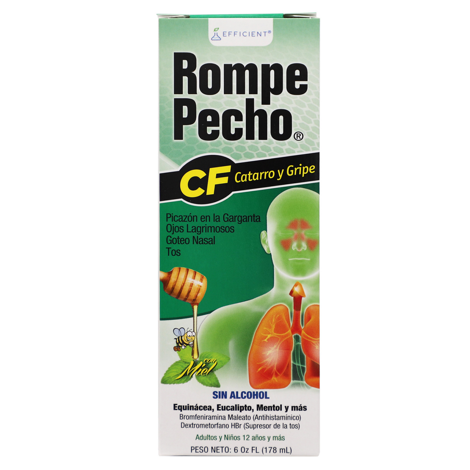 slide 3 of 4, Rompe Pecho Cold And Flu, 6.0 Fl Oz, 6 fl oz