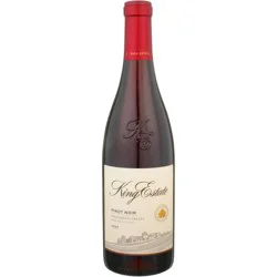 King Estate Pinot Noir Red Wine - 750ml Bottle