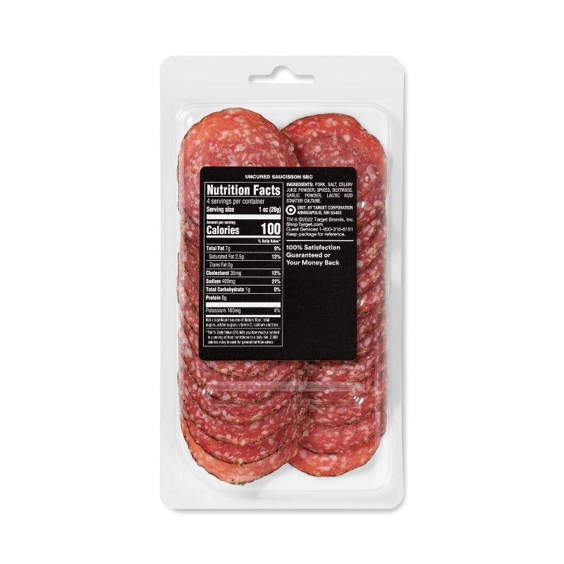 slide 3 of 3, Signature Uncured Saucisson Sec - 4oz - Good & Gather™, 4 oz