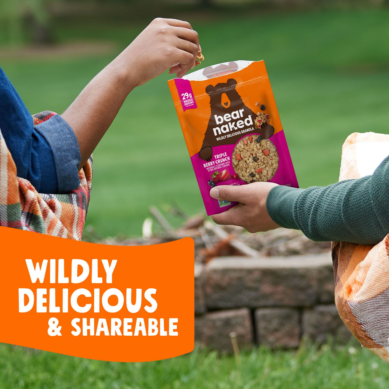 slide 7 of 8, Bear Naked Fit Granola Cereal Triple Berry Crunch, Good Source of Fiber, 12 oz, 12 oz