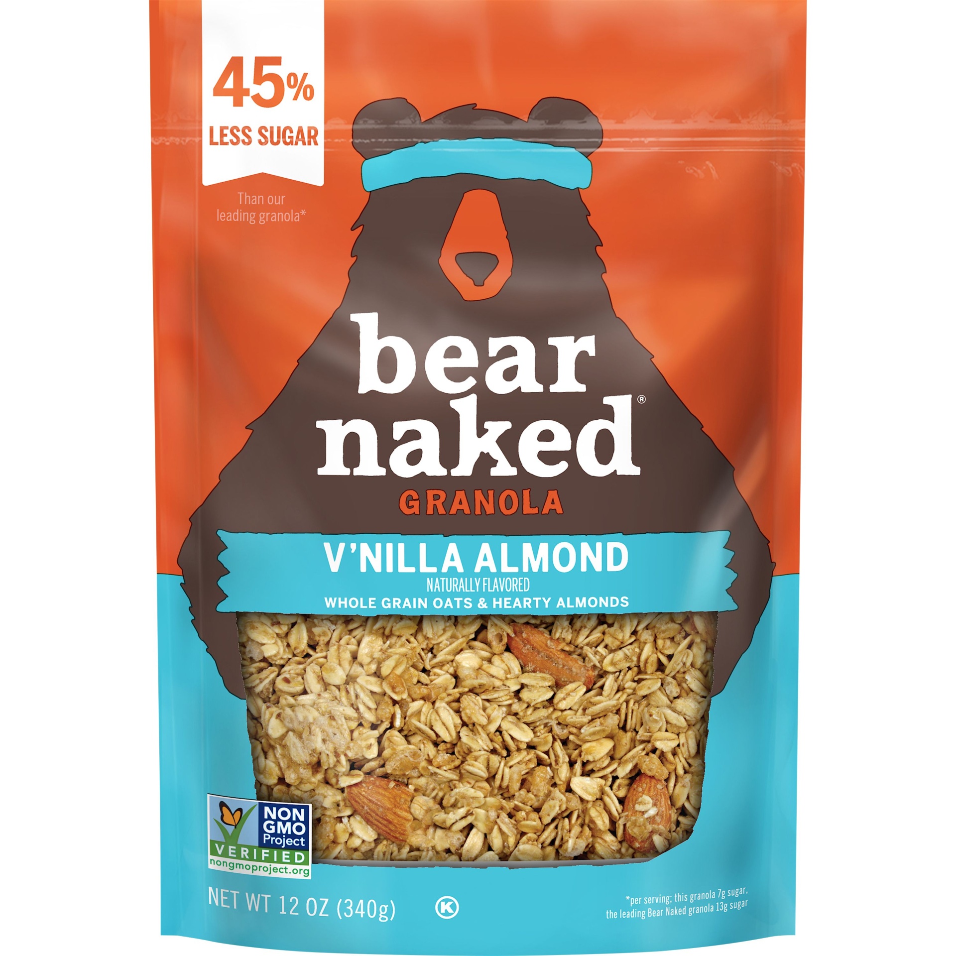 slide 2 of 3, Bear Naked Fit Granola Cereal, Vanilla Almond Crisp, 12 oz, 