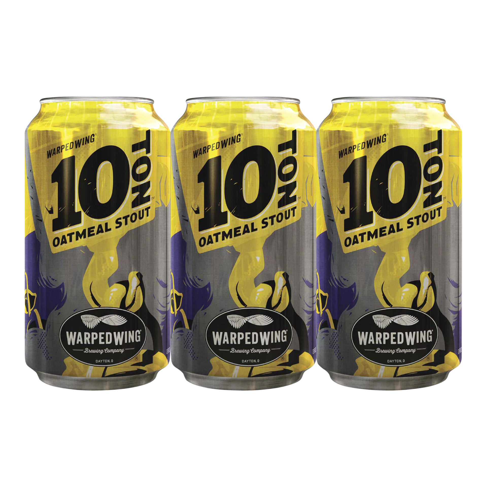 slide 3 of 5, Warped Wing 10 Ton Oatmeal Stout, 6 ct; 12 oz