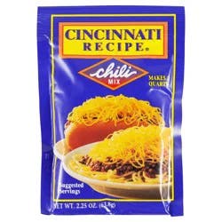 Cincinnati Recipe Chili Seasoning Mix - 2.25 oz