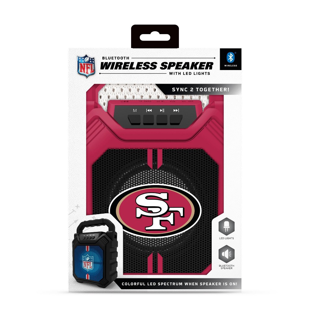 Nfl San Francisco 49ers Led Speaker With Color V.6 : Target