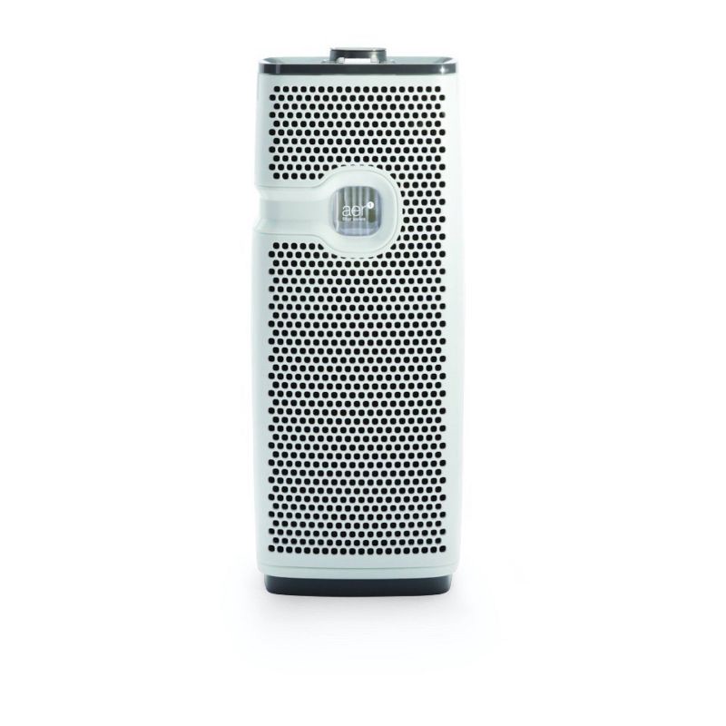 slide 2 of 4, Bionaire Aer1 Mini Tower with True HEPA Filtration Air Purifier White: CADR & AHAM Certified, 3 Settings, 100-300 sq. ft., 1 ct