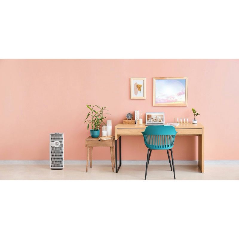 slide 3 of 4, Bionaire Aer1 Mini Tower with True HEPA Filtration Air Purifier White: CADR & AHAM Certified, 3 Settings, 100-300 sq. ft., 1 ct