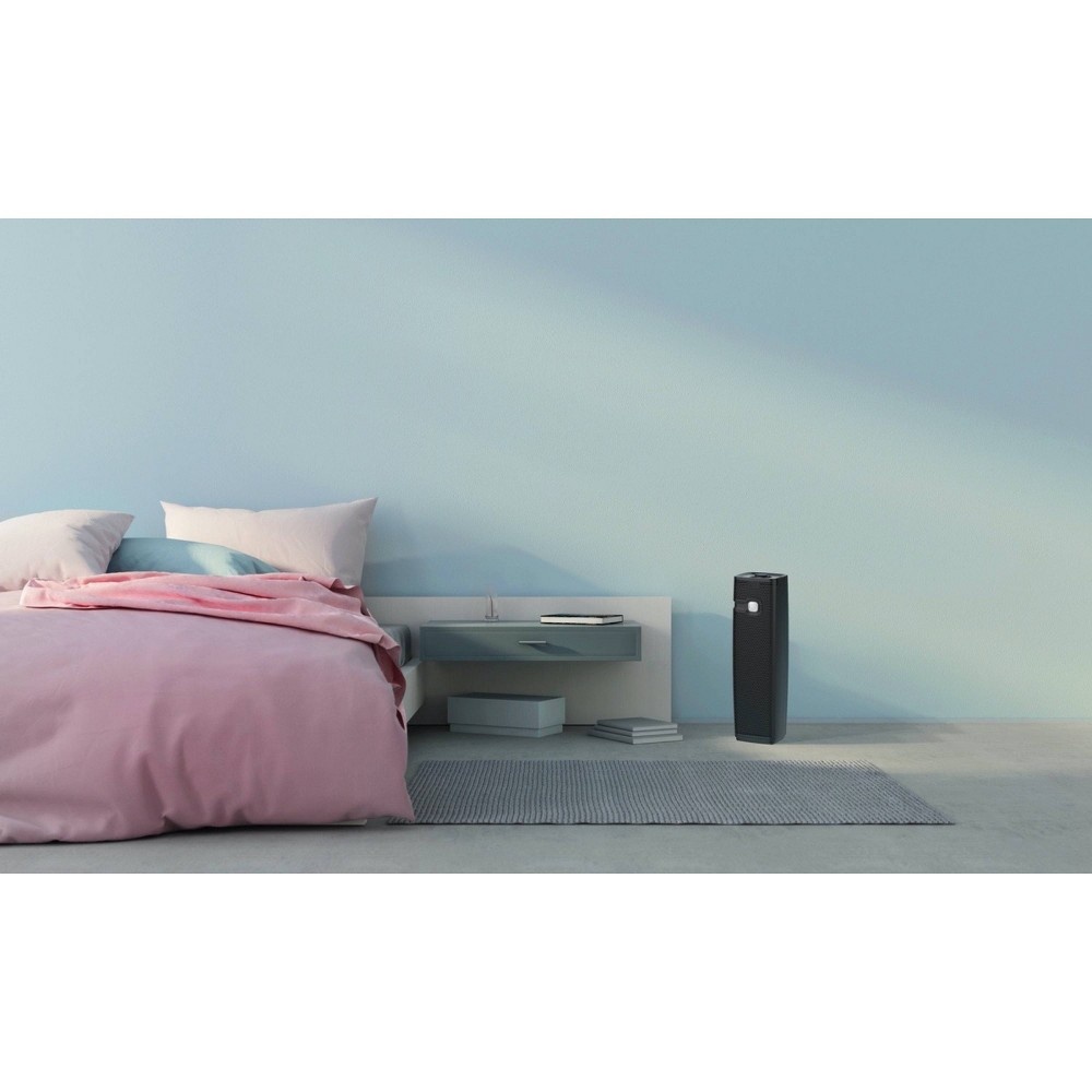 slide 3 of 4, Bionaire Aer1 Tower with True HEPA Filtration Air Purifier Black, 1 ct