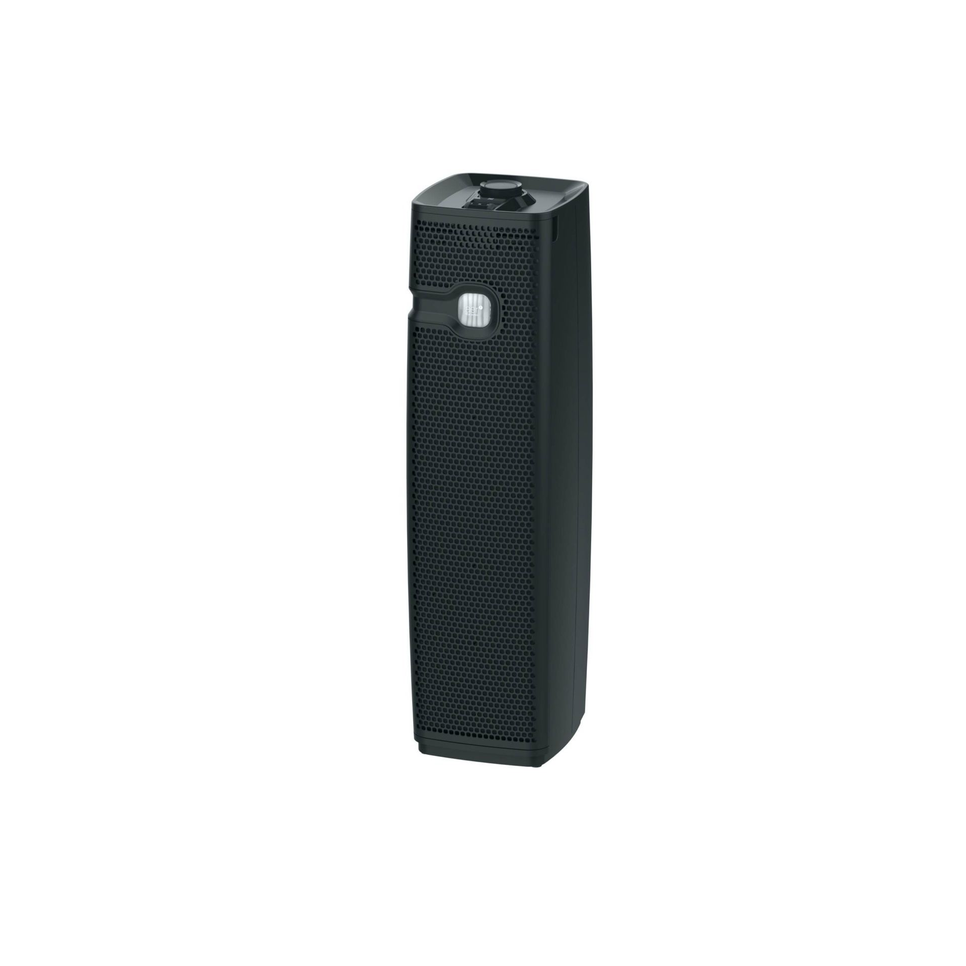 slide 1 of 4, Bionaire Aer1 Tower with True HEPA Filtration Air Purifier Black, 1 ct