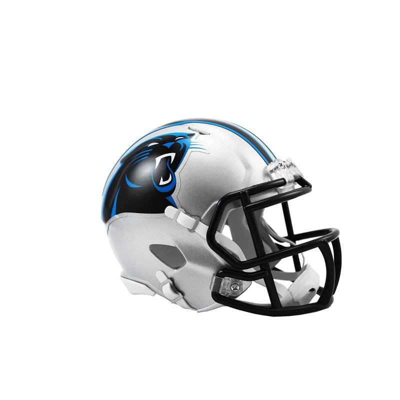 slide 1 of 3, NFL Carolina Panthers Mini Helmet, 1 ct