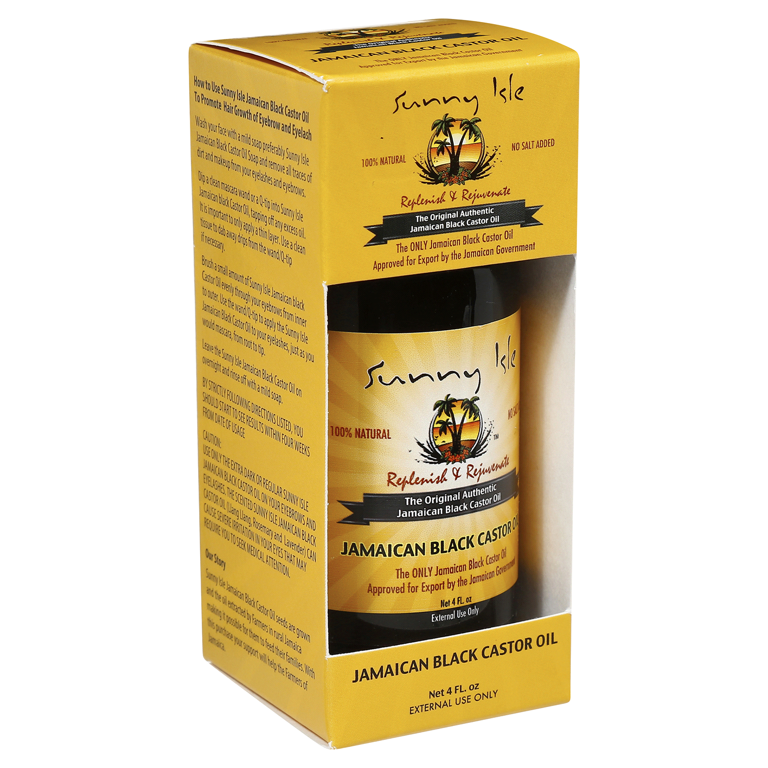 slide 4 of 5, Sunny Isle Replenish & Rejuvenate Castor Oil 4 fl oz, 4 fl oz