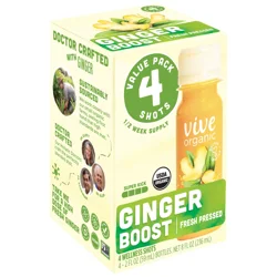 Vive Organic Ginger 4 Pk