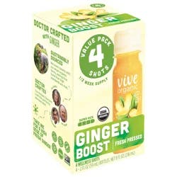 Vive Organic Ginger 4 Pk