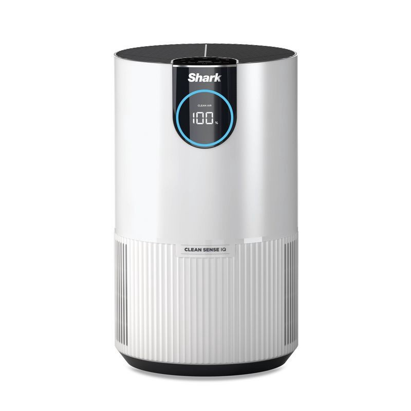 slide 1 of 19, Shark Air Purifier with Nanoseal HEPA, Cleansense IQ, Odor Lock, Cleans up to 500 Sq. Ft, White, HP102, 1 ct