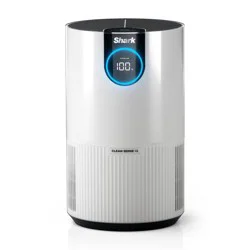 Shark Air Purifier with Nanoseal HEPA Cleansense IQ Odor Lock Cleans up to 500 sq ft White HP102: UL Listed, True HEPA, 2-Year Warranty