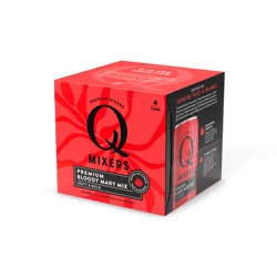 Q Drinks Premium Bloody Mary Mix 4 - 7.5 fl oz Cans