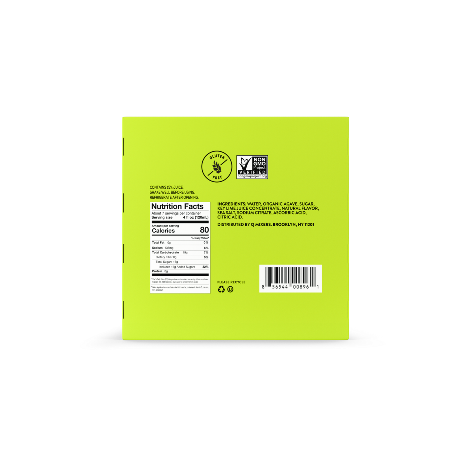 slide 2 of 6, Q Drinks Premium Margarita Mix 4 - 7.5 fl oz Cans, 4 ct