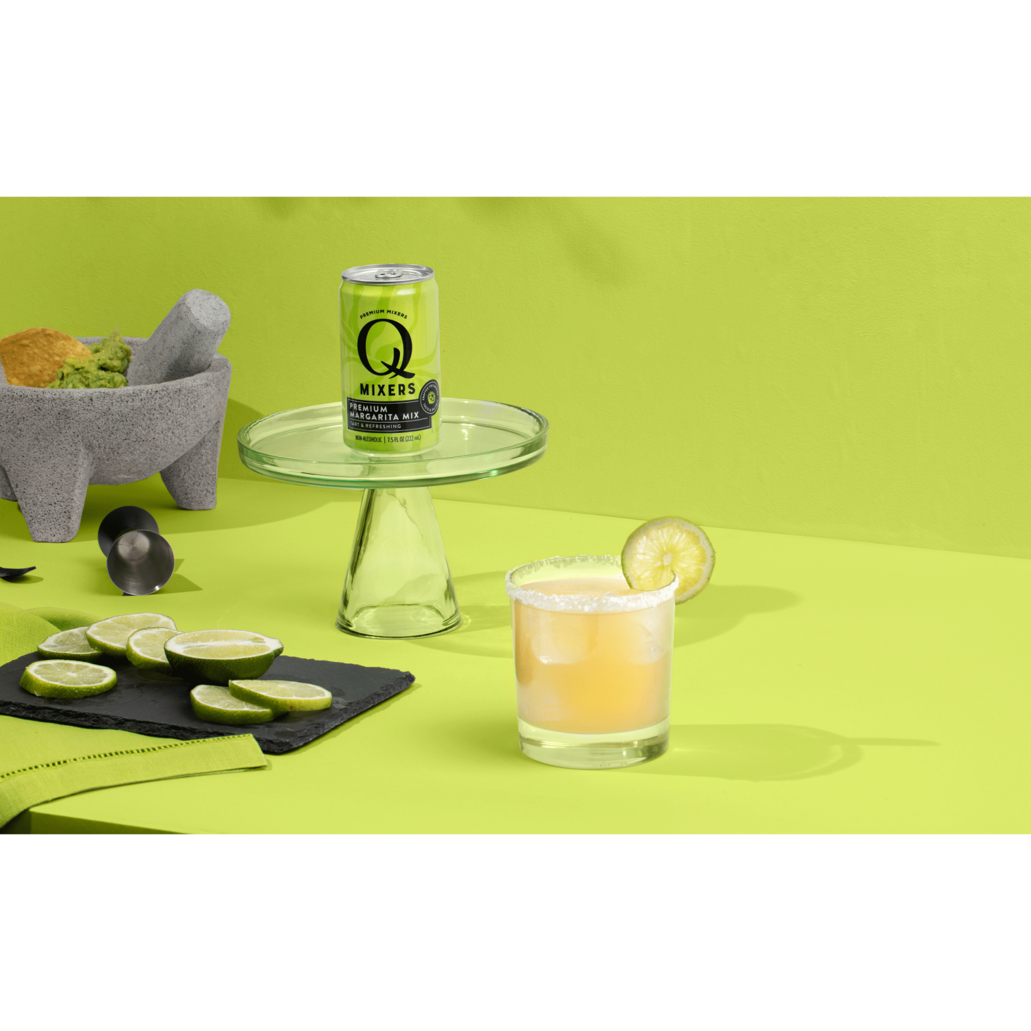 slide 3 of 6, Q Drinks Premium Margarita Mix 4 - 7.5 fl oz Cans, 4 ct