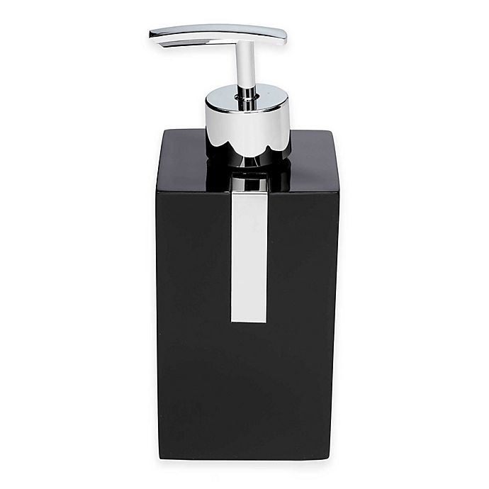 slide 1 of 3, Roselli Trading Houston Street Lotion Dispenser - Black, 1 ct