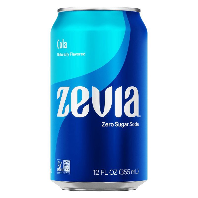 slide 2 of 4, Zevia Cola Zero Calorie Soda - 8pk/12 fl oz Cans, 8 ct; 12 fl oz