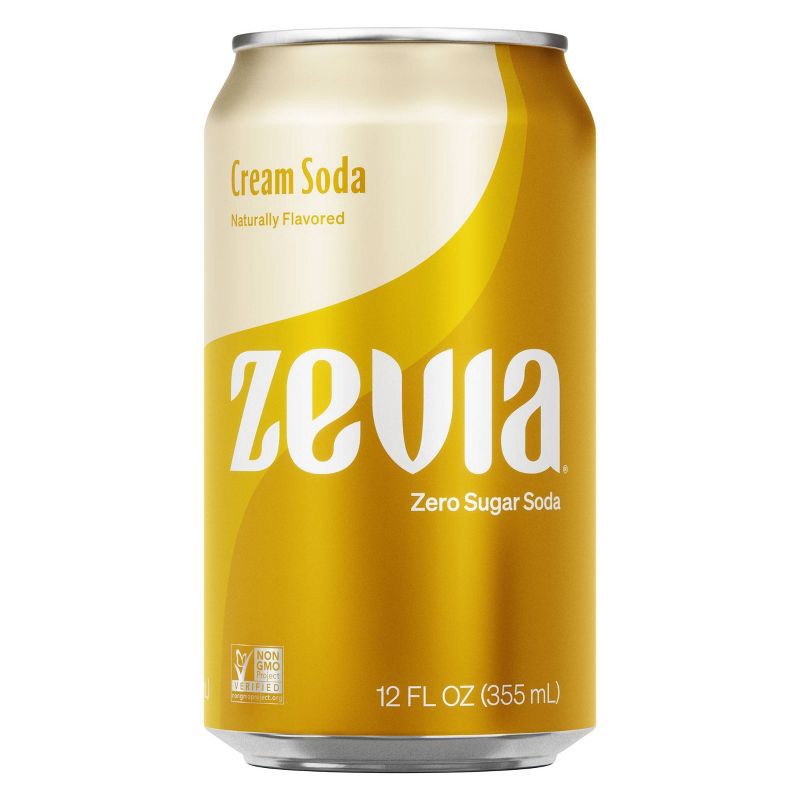 slide 2 of 4, Zevia Cream Soda Zero Calorie Soda - 8pk/12 fl oz Cans, 8 ct; 12 fl oz