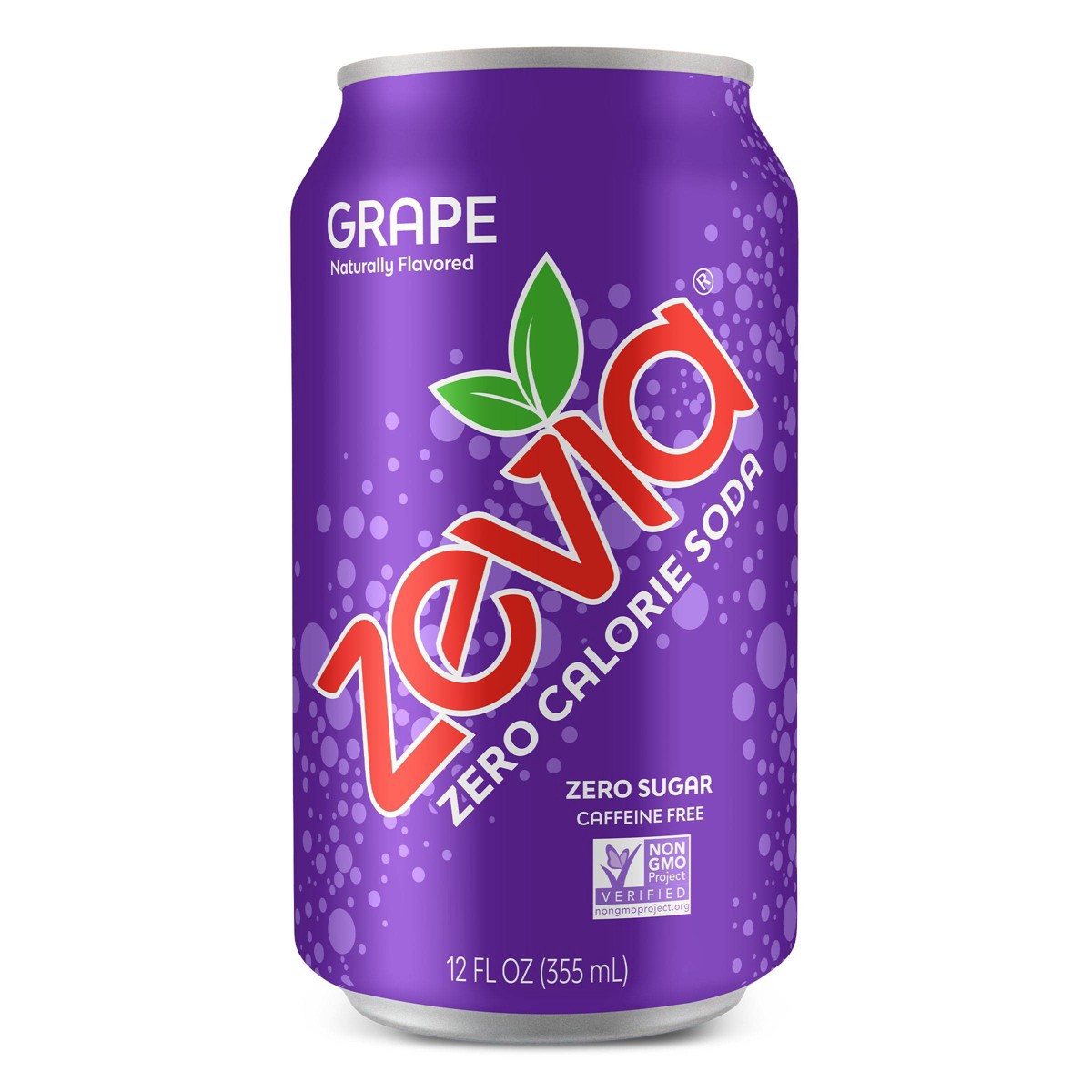 Zevia Grape Zero Calorie Soda 8pk/12 fl oz Cans 8 ct; 12 fl oz Shipt