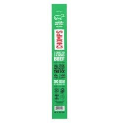 Chomps Grass-Fed and Finished Jalapeño Beef Meat Stick, 1.15oz Stick