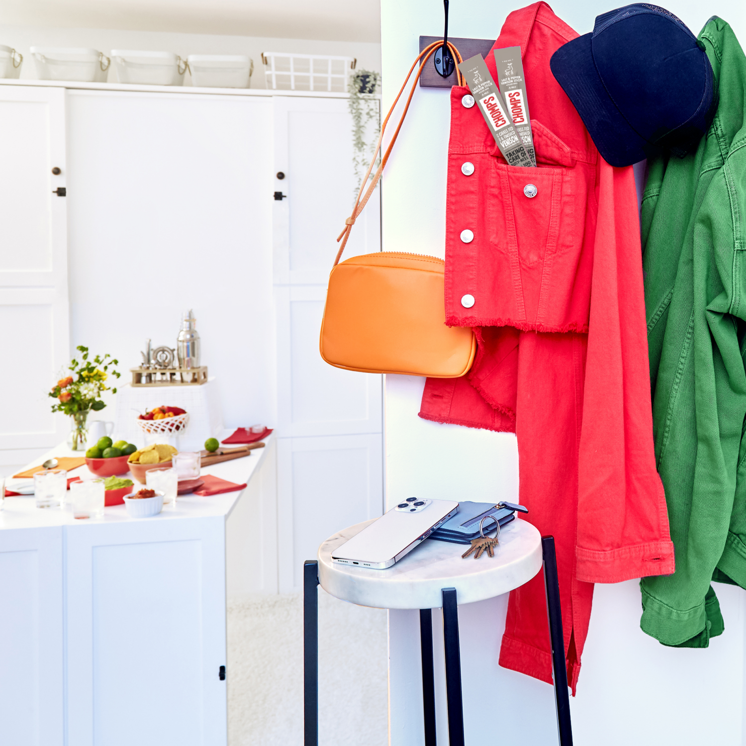 slide 3 of 4, Chomps Cracked Pepper & Sea Salt Venison Stick, 1.15 oz