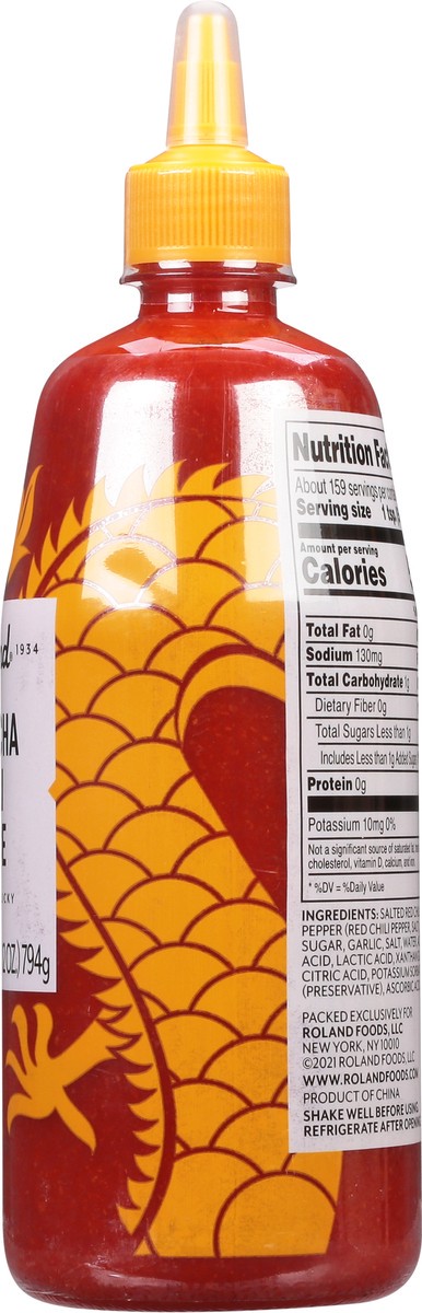 slide 3 of 9, Roland Spicy & Garlicky Sriracha Chili Sauce 28 oz, 28 oz