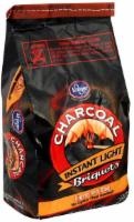 slide 1 of 1, Kroger Ridged Instant Light Charcoal Briquets, 3.3 lb