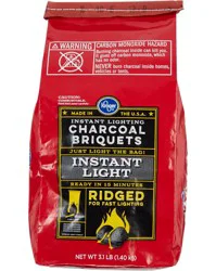 Kroger Ridged Instant Light Charcoal Briquets