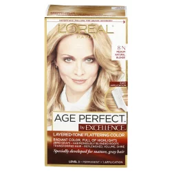 L'Oréal Excellence Age Perfect Layered-Tone Flattering Color - 8N M Natural Blonde