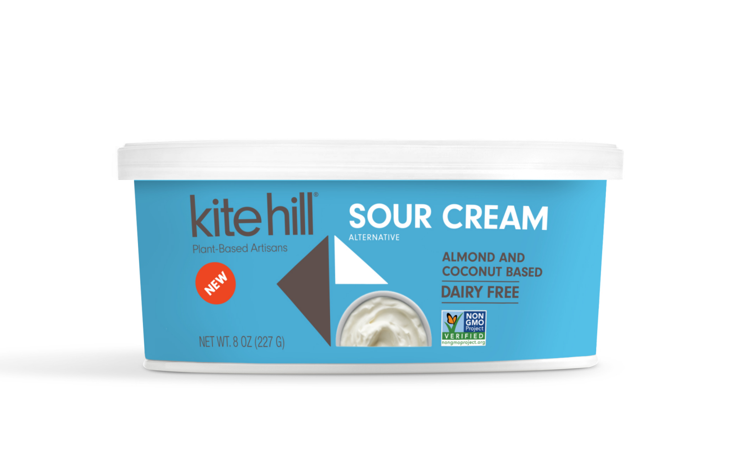 slide 1 of 1, Kite Hill Sour Cream Alternative 8 oz, 8 oz