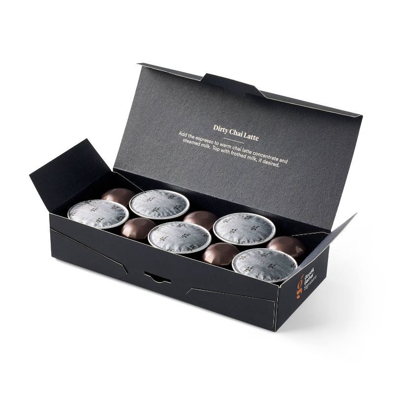 slide 4 of 4, Signature Naturally Flavored Hazelnut Espresso Pods Espresso Roast Coffee - 10ct - Good & Gather™, 10 ct