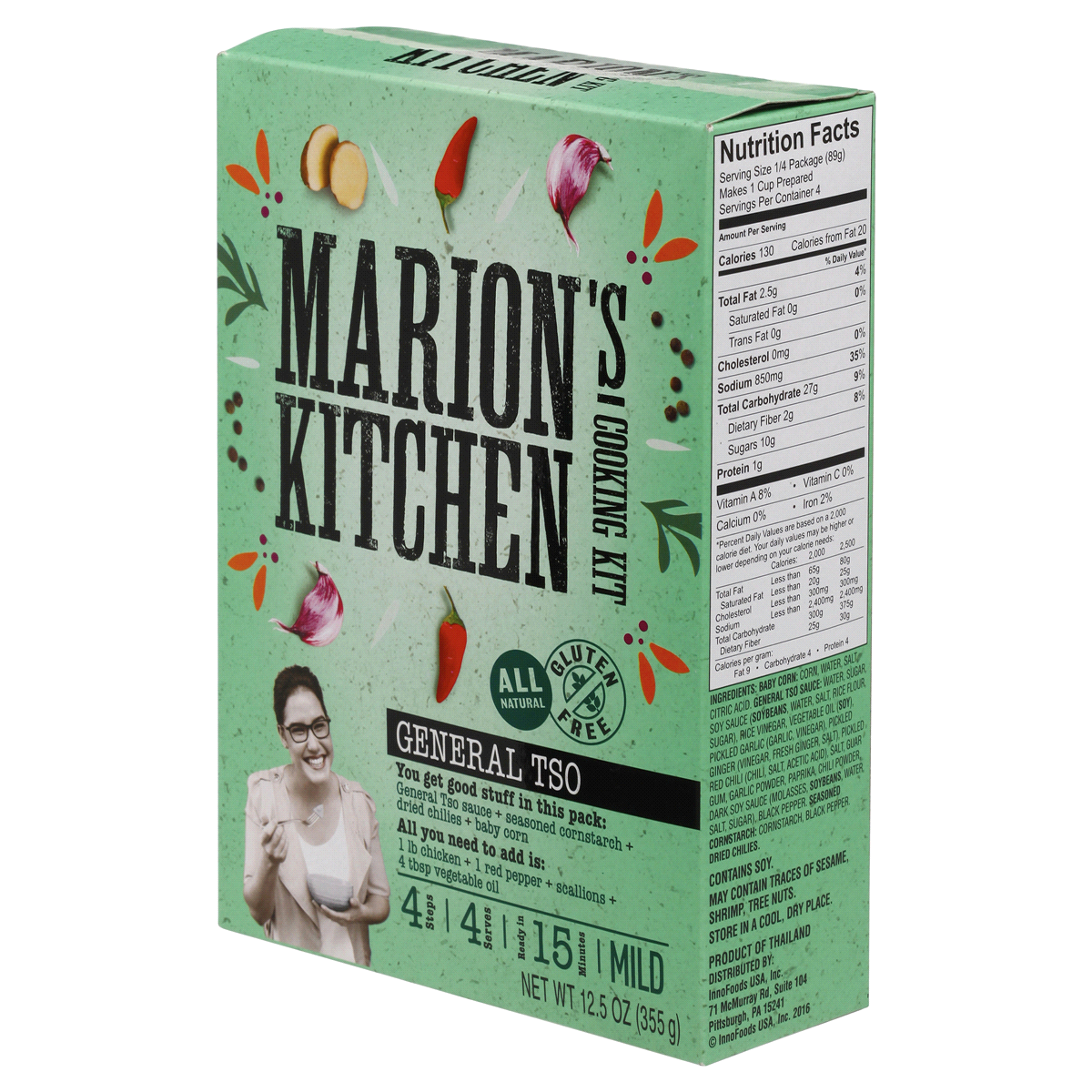 slide 5 of 8, Marion's Kitchen General Tso Kit, 12.5 oz