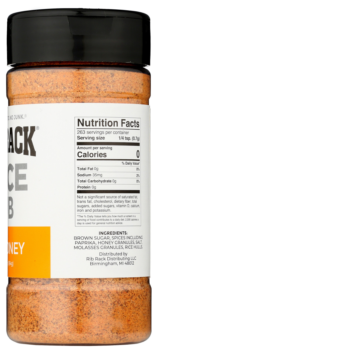 slide 2 of 2, Rib Rack Hot Honey Spice Rub, 6.5 oz