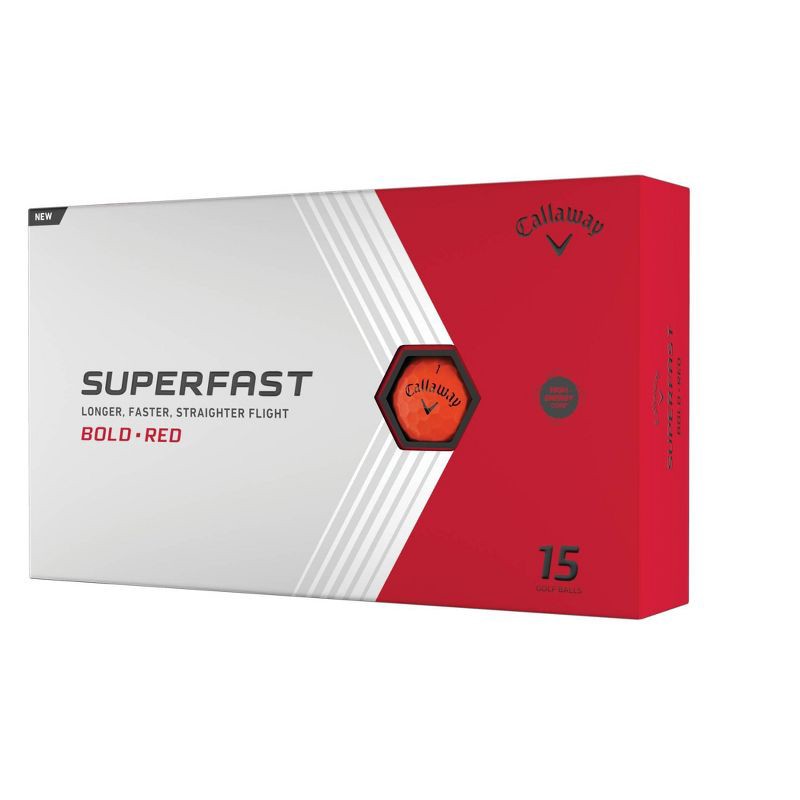 slide 4 of 4, Callaway Superfast Golf Balls - Red, 1 ct