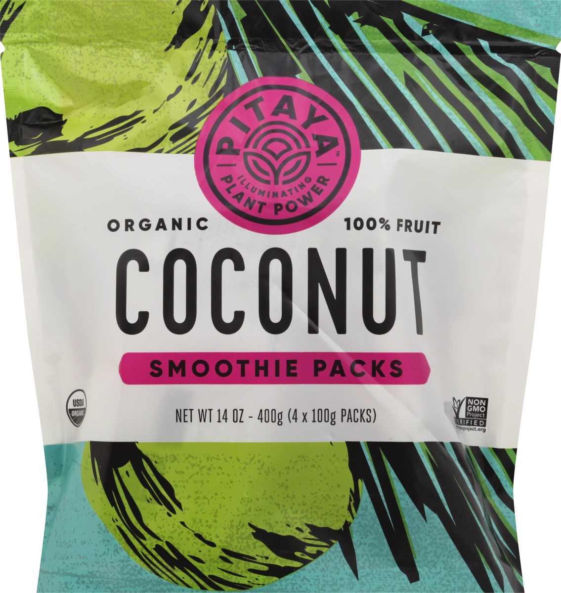 slide 11 of 13, Pitaya Foods Organic Coconut Smoothie Packs 4 - 100 g Packs, 4 ct