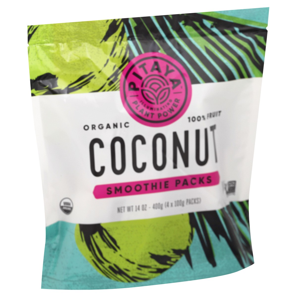 slide 3 of 13, Pitaya Foods Organic Coconut Smoothie Packs 4 - 100 g Packs, 4 ct
