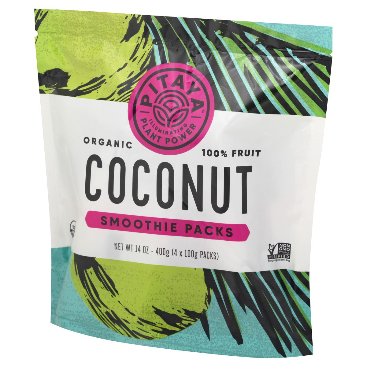 slide 13 of 13, Pitaya Foods Organic Coconut Smoothie Packs 4 - 100 g Packs, 4 ct