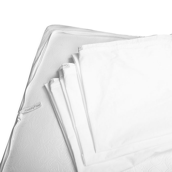 slide 1 of 1, QuickZip Complete Crib Sheet Bundle - White, 1 ct