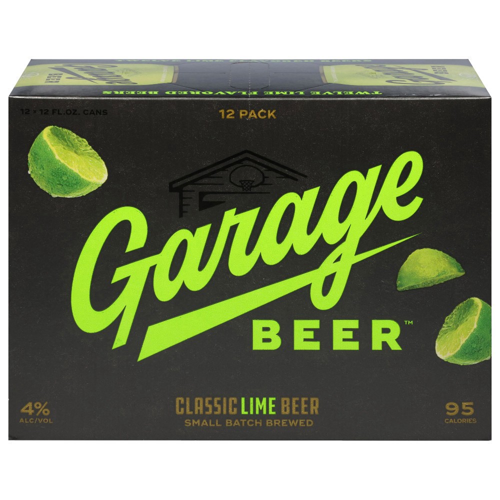 slide 1 of 3, Garage Beer™ Classic Lime Beer, 12 ct; 12 oz