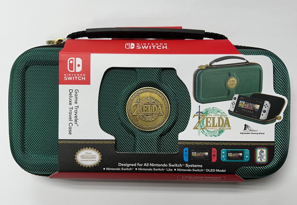 slide 1 of 2, Nintendo The Legend Of Zelda Game Traveler Deluxe Travel Case, 1 ct