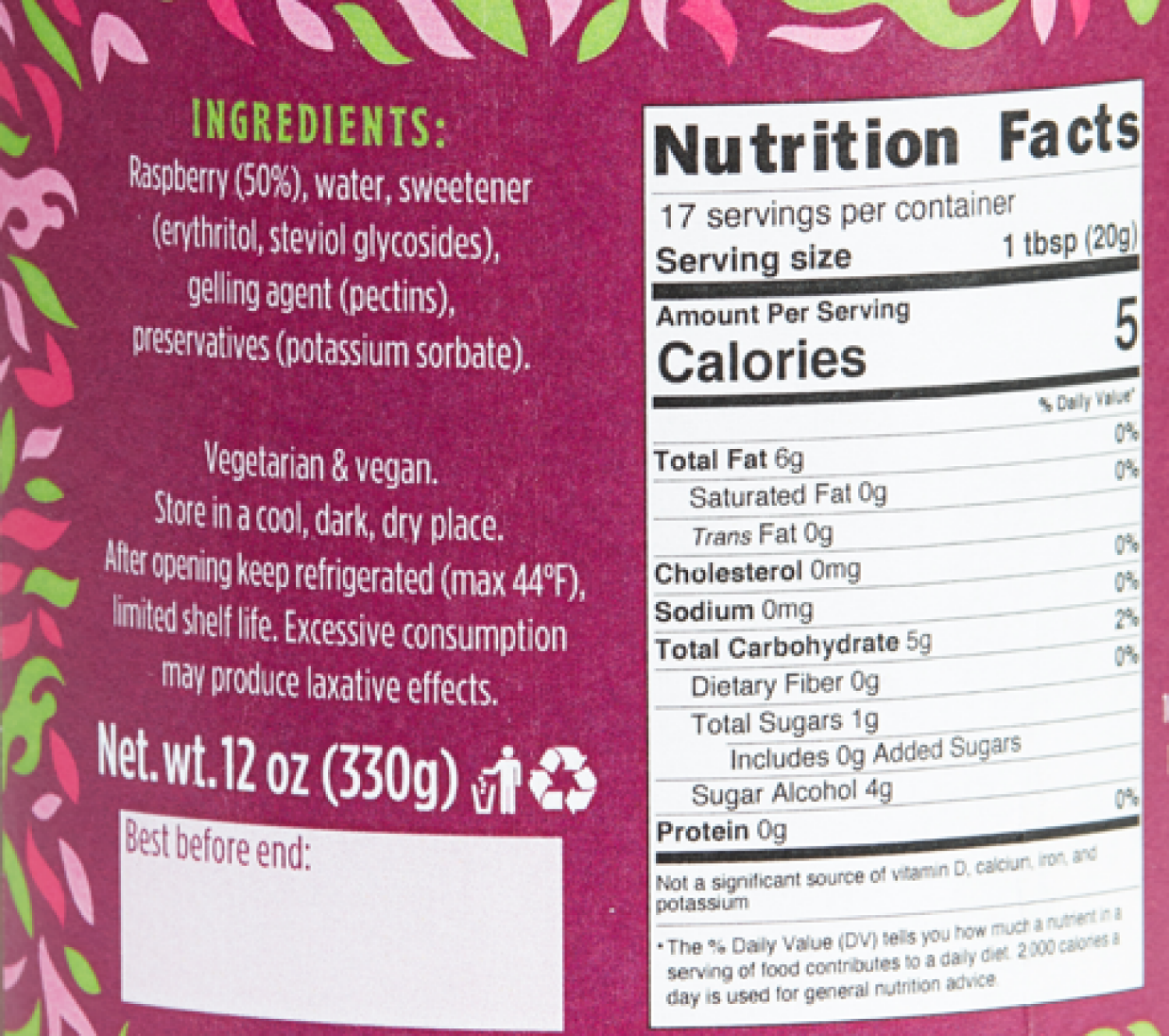 slide 4 of 4, Good Good Raspberry Jam 12 oz, 12 oz