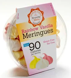 Krunchy Melts Rainbow Vanilla Meringues - 4 Oz