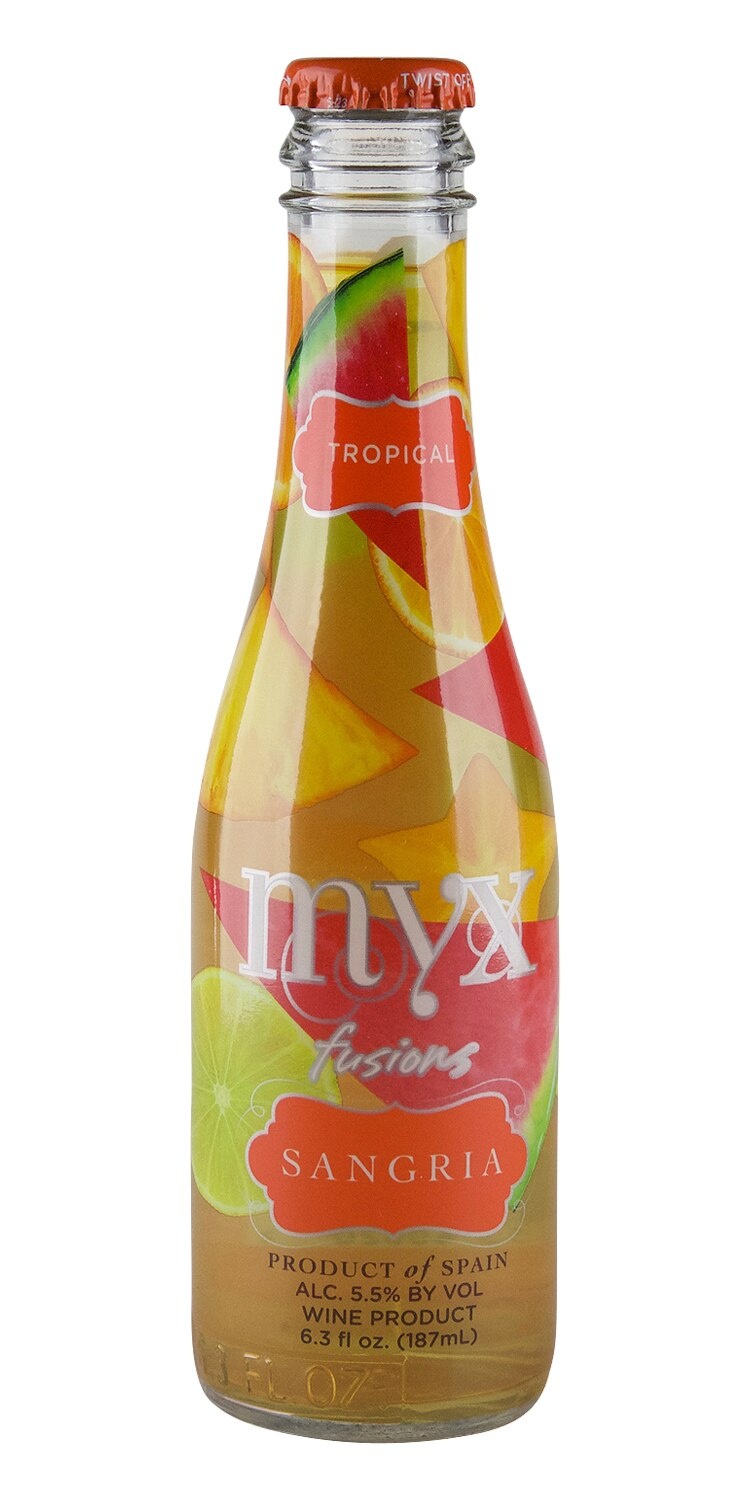 slide 1 of 1, MYX Fusions Tropical Sangria, 4 ct